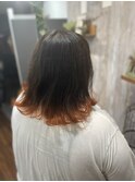 ブリーチダブルカラーラインカラーボブ