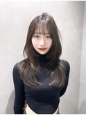 韓国レイヤーカット髪質改善艶髪イルミナカラー堀江