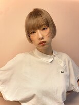 ダブ ギンザ(DaB ginza)&nbsp;ミニボブ/ショートボブ/ショートカット/ブリーチカラー/銀座