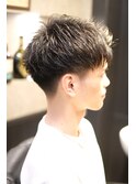 【神田】直毛ツーブロックビジネススタイル