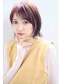 愛され甘めショート×イヤリングカラー♪20代30代40代