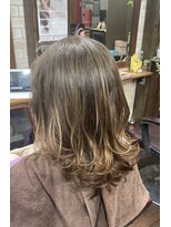 ヘアメイクスタジオ ココ(hair make studio coco) 外巻きワンカールレイヤー♪