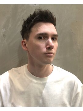 リアイス(Re:ICE) ブルーブラック/スパイキーショート/ツーブロック/ビジネス