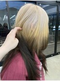 10代20代ブリーチデザインカラーハイトーン