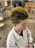 イエロー×アップバング