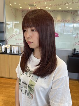 サラ ビューティ サイト 春日(SARA Beauty sight) レイヤーカット/レイヤースタイル/レイヤー/カット/ミディアム