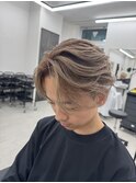 メンズバレイヤージュ　ハイライト　バレイヤージュ　