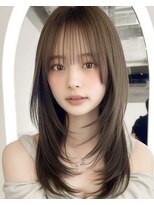 ハム 立川(hum)&nbsp;ココアベージュ/オリーブグレー/小顔/黒髪[立川/髪質改善]