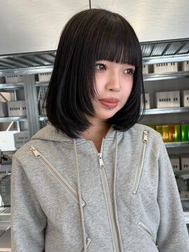 レイヤーボブ/韓国/ボブ/髪質改善/縮毛矯正/岐阜s26