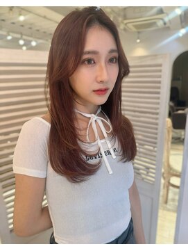 レイラバイアフロート 吉祥寺(Lila by afloat) ピンクブラウン/レイヤーカット/韓国レイヤー/ピンクブラウン