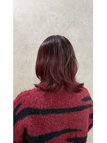 パーミル ヘア クマモト(permille ‰ hair Kumamoto)&nbsp;ピンクレッド×ウルフレイヤー