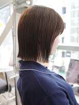 カシェル トウキョウ(Cashel Tokyo) ボブ 切りっぱなし 外ハネボブ 髪質改善 地下風ストレート