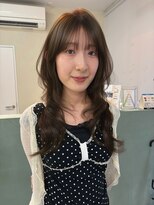 キートス 高知店(kiitos)&nbsp;色落ちまで計算したオリーブベージュ×ハッシュカット