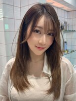 ロンドルーチェ 心斎橋(Lond luce)&nbsp;ダークパープル×ナチュラルショート［髪質改善/縮毛矯正］