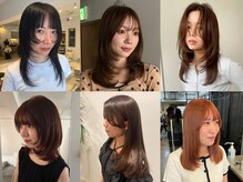 【顔まわりで雰囲気を変える、柔らかレイヤー☆】（Insta @miiiinzu4）