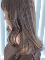 サロウィン 表参道(SALOWIN)&nbsp;柔らかシアーミルクティーベージュ　【SALOWIN 表参道】