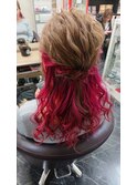 ハーフアップ