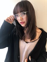 切りっぱなし毛先厚めレイヤー