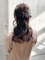 フレイム(FLAME)&nbsp;【FLAME 天文館】結婚式、パーティー等に♪ふんわりハーフアップ