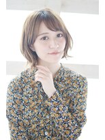 ゴッドハンド 横浜店 外はねカールのバルーンボブ◎30代40代50代60代