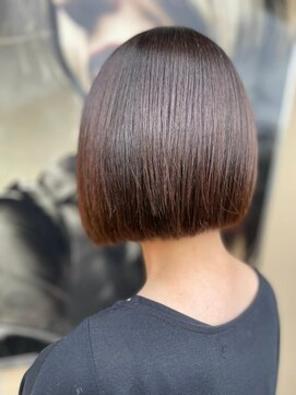 ジュジュル 稲毛本店(jujur) 透明感カラー/ボブ/カーキグレージュ/大人かわいい【稲毛】