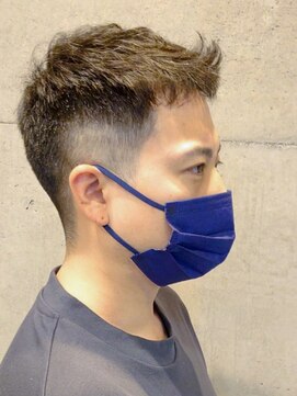 ヒート トウキョウ 目黒店(HEAT TOKYO) ツイスパセンターパートマッシュ波巻きダウンパーマメンズ目黒