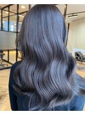 10代20代30代40代　透明感ダークグレージュ　韓国ウェーブヘア♪