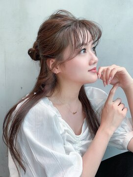 アイティーバイアルバム 藤沢店(IT by ALBUM) ゆるっとアレンジ_外ハネボブセクションカラー_58509