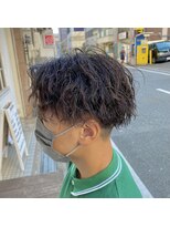 ハシゴ(hasigo.) 大阪ツイストスパイラルパーマ　大阪メンズパーマ