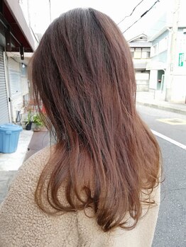 ヘアーズミンク ハグラザキ(Hairs mink Hagurazaki)の写真/minkだから出来る、“こだわり”を叶えるオーダーメイド施術♪外国人風の透明感・ツヤ感も思いのまま★