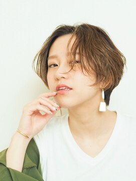 セダクション 道後樋又店(Seduction) 松山市/20代/30代/40代/ハイライト×ハンサムショート