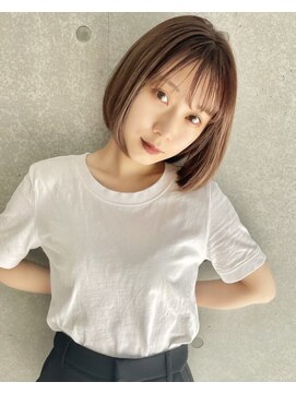 アッシュ 都立大学店(Ash) 大人ショート/ヘルシーレイヤー/似合わせカット/艶髪[都立大学]