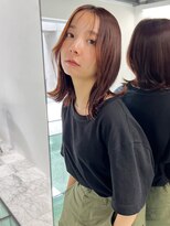 ムード タテマチ(mood tatemachi)&nbsp;ライトベージュ×シースルーバング