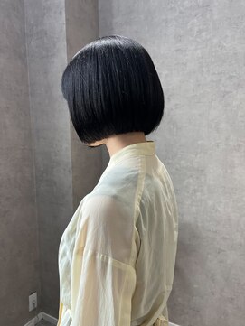 サクラ オモテサンドウ(SAKURA) 首が綺麗に見えるボブ　ミニボブ　フレンチカジュアル　表参道