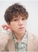 外国人風プードルパーマ
