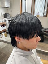 フェリーシェス(Felichesse)&nbsp;韓国マッシュウルフ（襟足長め）×ブルーブラック！10代20代30代