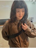くっしゃりパーマ