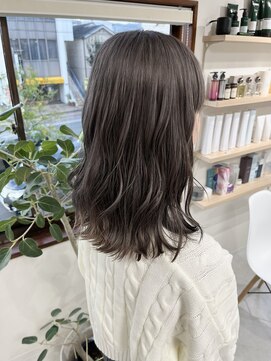 メロウ(mellow) ダブルカラー×グレージュ