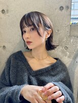 ルービック 江坂(Rubik's)&nbsp;大人ボブウルフ/イルミナカラー/20代30代/くびれヘア