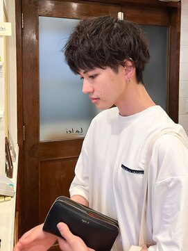 ラレイ ハラジュク(Lalei harajuku) シャドーパーマ/ニュアンスパーマ/メンズパーマ/坂口健太郎/原宿