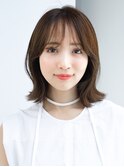 20代30代大人かわいいナチュラル暗髪ゆるめパーマヘア