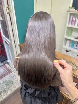 ジーテ 渋谷(gite) アッシュグレージュ×ピチキュア×ツヤ髪「渋谷/髪質改善TR」