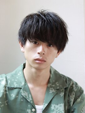 オーシャントーキョー サニー 原宿(OCEAN TOKYO Sunny) 黒髪マッシュ刈り上げマッシュラウンドマッシュ刈り上げ