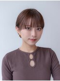 大人美人ショート透明感カラー髪質改善トリートメント艶髪