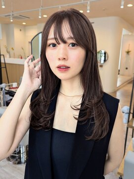 アンバー 池袋(amber) 内巻きレイヤースタイル/ベージュブラウン【池袋】