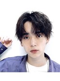コンマヘアツイストスパイラル黒髪韓国20代30代40代銀座