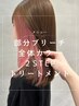 【平日限定】部分ブリーチ＋全体カラー＋ケアトリートメント　￥17600→￥13200