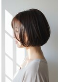 30代40代50代ショートボブ髪質改善透明感白髪染め白髪ぼかし