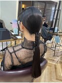まとめ髪アレンジ/ヘアアレンジ/結婚式参列