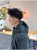メンズツイストスパイラル×短髪